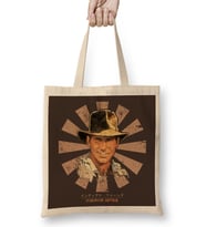 Indiana Jones Retro Japanese Bez Çanta Uzun Saplı