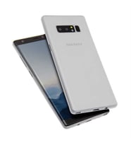 Samsung Galaxy Note 8 Kılıf A+ Ultra İnce Sert Kapak (Gri)