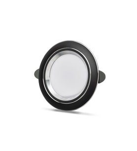 Noas 5W Sıva Altı LED Spot Black + Silver Beyaz Işık YL38-0531