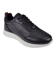 Hammer Jack Hakiki Deri Erkek Spor Ayakkabı Sneaker HJ-24260-M SİYAH