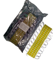 200 Adet 12 Volt 1.2 Watt 3 Lensli Amber Led Modül IP65 1 Paket