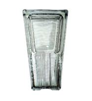 PremiumQuality Siyah Şeffaf Kristal Tekli Puro Küllüğü - TR9753
