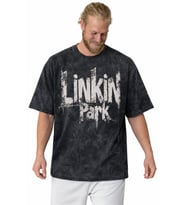 Linkin Park Rock Metal Müzik Grubu Baskılı Unisex Oversize Vintage Yıkamalı Tişört