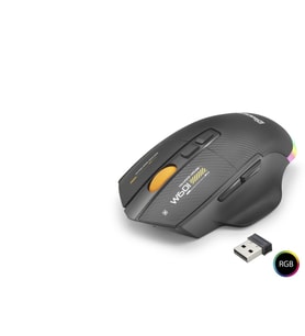 Tri Mode Gaming Mouse 12800 Dpi 7 Tuş Makro 1000Hz Rgb - Siyah W601B