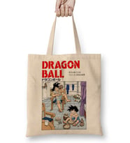 Goku E Gohan Saga Cell Bez Çanta Uzun Saplı