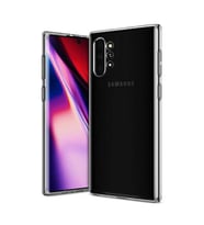 Samsung Galaxy Note 10 Plus Premium Silikon Kılıf Şeffaf