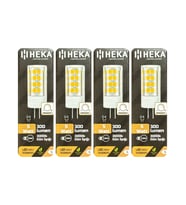 (4 Adet) Heka 5W (35W) 3000K (Sarı Işık) G4 Duylu Dim Edilebilir Led Kapsül Ampul