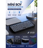 Cep Boyutu Kablosuz Bluetooth Klavye Telefon ve Tablet Uyumlu