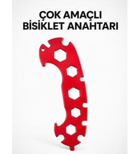 Bisiklet Bakım ve Tamir Anahtarı Çok Fonksiyonlu 12 Farklı Ölçü 6-17 mm