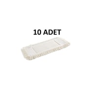 Nemli mop bezi zincirli, 60 cm, 10 adet, pratik temizlik seti