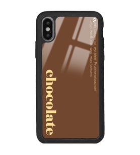 iPhone X Choclate Tasarımlı Glossy Telefon Kılıfı