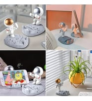 Mini Astronot Model Telefon ve Tablet Tutucu Standı (5343)
