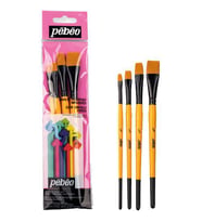 Pebeo 4'lü Düz Fırça Seti (1/4,3/8,1/2,5/8) SET-10 
