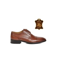 Fosco Kahve Hakiki Deri Erkek Klasik Ayakkabı 3156-1 M