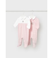 Mayoral Yenidoğan Kız Bebek İkili Tulum Set Pembe