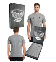 Beşiktaş Umbro Beşiktaş Antrenman T-Shirt Pamuklu 25/26 Lazer Kutu Hediyeli (Gri)