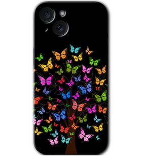 İphone 15 Kılıf HD Desen Baskılı Kılıf - Cacti Prairies
