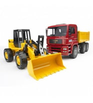 Bruder Oyuncak Man Damperli Kamyon Ve Fr 130 Kepçe BR02752