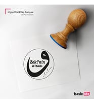 Kişiye Özel Kitap Damgası Kitap Mührü Kaşe Kitap Mühür Özel Damga 75