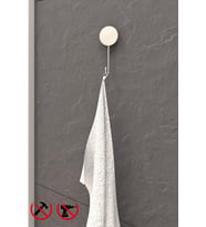 İris Krom Yapışkanlı Tekli Askılık Banyo Askıs, Askılık, Hem Yapışkanlı Hem Montajlı Üründür
