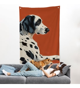 Sevimli Dalmaçyalı Köpek Duvar Örtüsü-7578