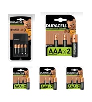 Duracell Cef 14 Pil Şarj Cihazı 10 Adet 750 Mah Aaa ve 2 Adet 1300 Mah Aa Şarj Edilebilir Piller