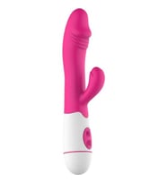 Hızlı Express 10 Titreşimli Çift Motorlu  Ve Vajinal Vibratör G-Spot Pembe