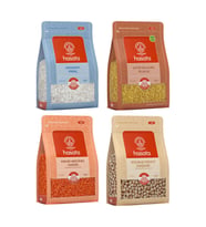 Hasata 4 lu Bakliyat Paketi Pirinc Mercimek Bulgur Nohut 4 kg