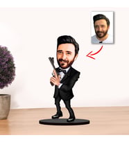 Kisiye Özel Karikatür Erkek Biblo MODEL 4