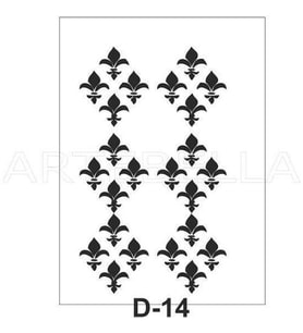 D-14 Artebella Stencil 20x30 Cm