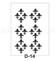 D-14 Artebella Stencil 20x30 Cm