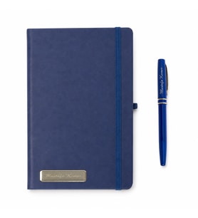 İsme Özel Lastikli Renkli Defter ve Kalem Seti-Renk Seçenekli