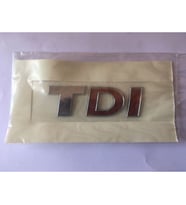 VOLKSWAGEN TDI BAGAJ YAZISI İKİ KIRMIZI (CRAFTER2010-) 2E0853675B