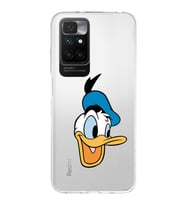 Redmi 10 2022 Uyumlu Kapak Donald Duck Tasarımlı Şeffaf Silikon Kılıf