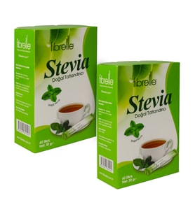 Fibrelle Prebiyotik Lifli Stevialı Tatlandırıcı  0,5 gr 60 Adet 2 adet