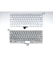 Apple MacBook A1342 ile Uyumlu Notebook Klavye - Beyaz - TR - Büyük Enter
