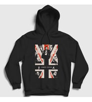 Presmono Unisex Beyaz Daniel Craig Film James Bond Kapüşonlu Sweatshirt 257649tt (Siyah)