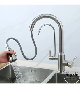 İnox Arıtmalı Spiralli Eviye Bataryası
