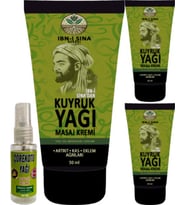 3 Adet Ibn-I Sina Kuyruk Yağı Kremi 50 ml + 1 Adet 30 ml Çörek Otu Yağı
