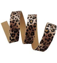 Angel Çanta Aksesuar 3 cm Şerit Suni Deri Leopar Desen 1 metre