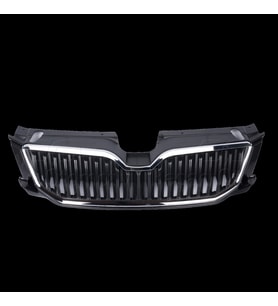 Skoda Octavia 2013-2017 Panjur Siyah Petek Krom Cerceve 5E0853651A Wisco