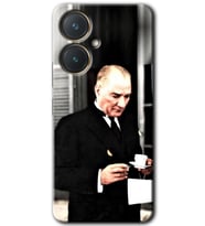 Vivo Y27 Kılıf HD Desen Baskılı Kılıf - Atatürk Türk Kahvesi