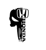 Honda Punisher Sticker