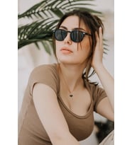 TOMY TİMY VG1063 159 49 Polarize Unisex Güneş Gözlüğü (Siyah)