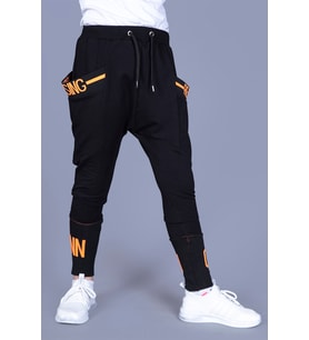 Toontoy Kız Çocuk Redesıng Nakışlı Eşofman Alt (Oranj)