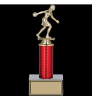 ODAK KUPA - Figürlü Kupalar - Bowling Kadın Figürlü Kupalar FG-004 A - 27 cm