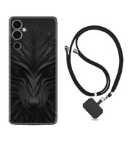 Tecno Pova 4 Kılıf Resimli Boyun Askılı İpli Desenli Silikon Black Fox 1325