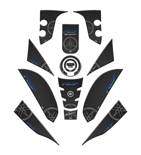 YAMAHA R7 2021-22 UYUMLU FULL TANK PAD SET 002