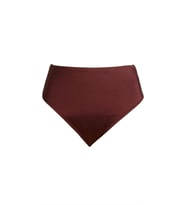 Endeep Kadın Hipster Yüksek Bel Bordo Bikini Altı