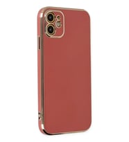 Newface Apple iPhone 12 Kılıf Volet Silikon - Kırmızı